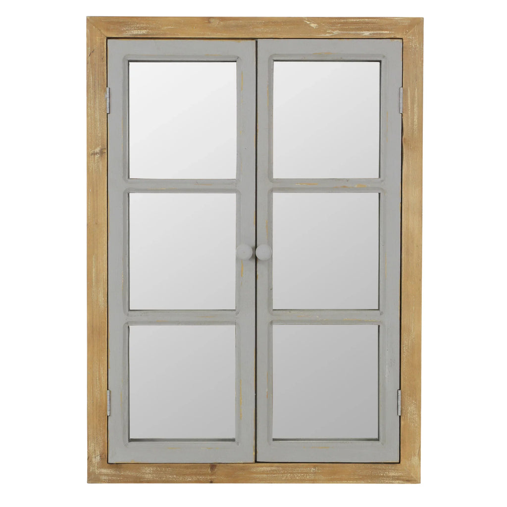 Brown Pane Mirror, Aspire Wall Window Somerset