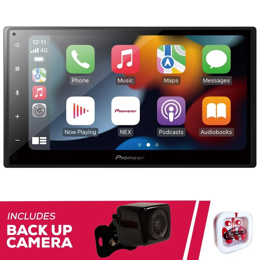 with DMH-W2770NEX Multimedia New Camera and WiFi Backup 6.8" Receiver Pioneer