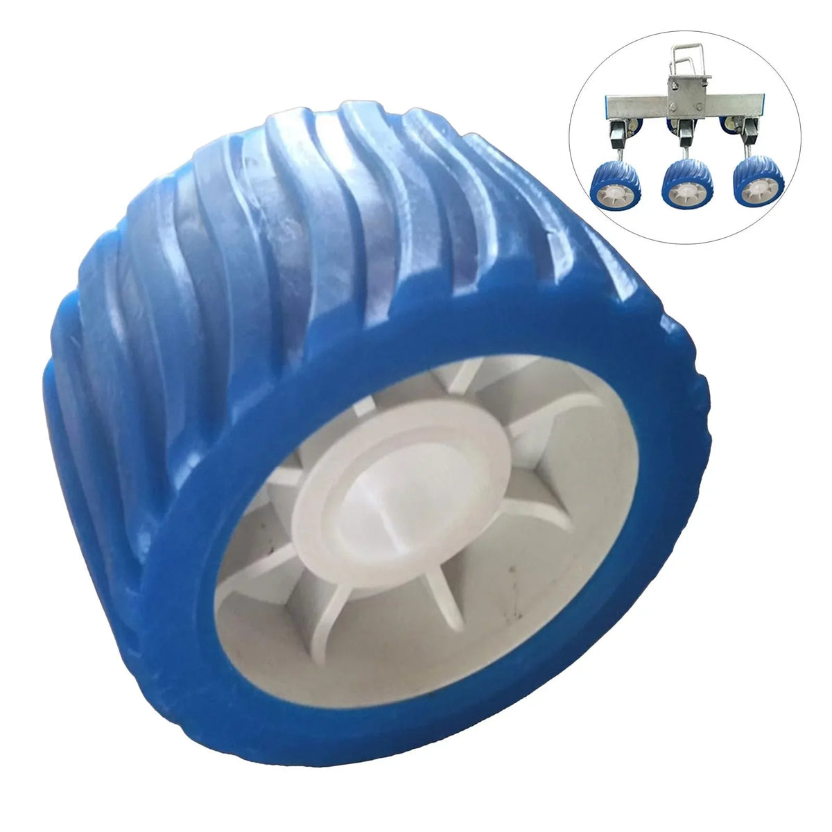 Replacement Boat Roller Roller 110x75x19mm New 6x Boat Ribbed Inflatable