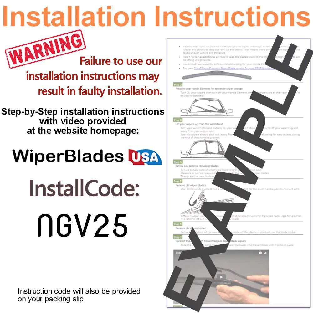w/Rear Beam GX Encore (Set Buick Wipers 2021 of Performance Wiper 3)