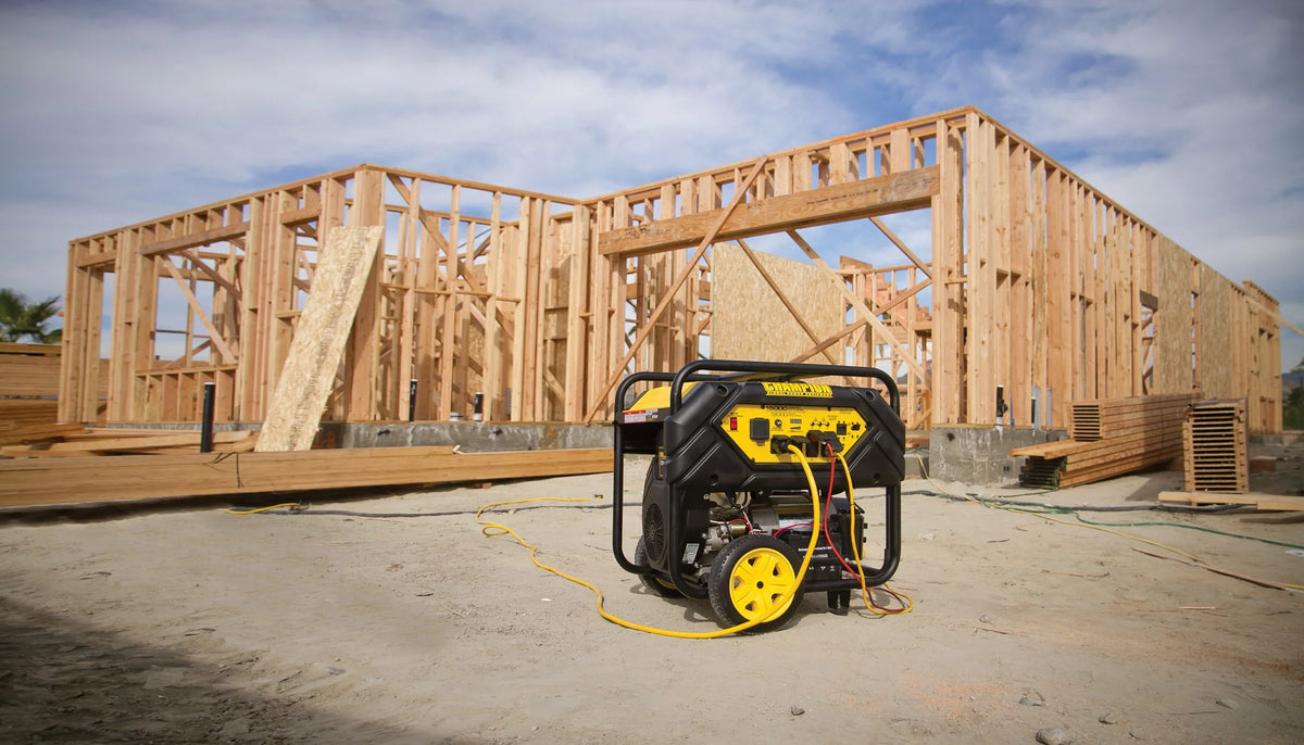 Portable and Generator Start Champion Electric Hook Power Equipment Lift with Watts 15,000/12,000