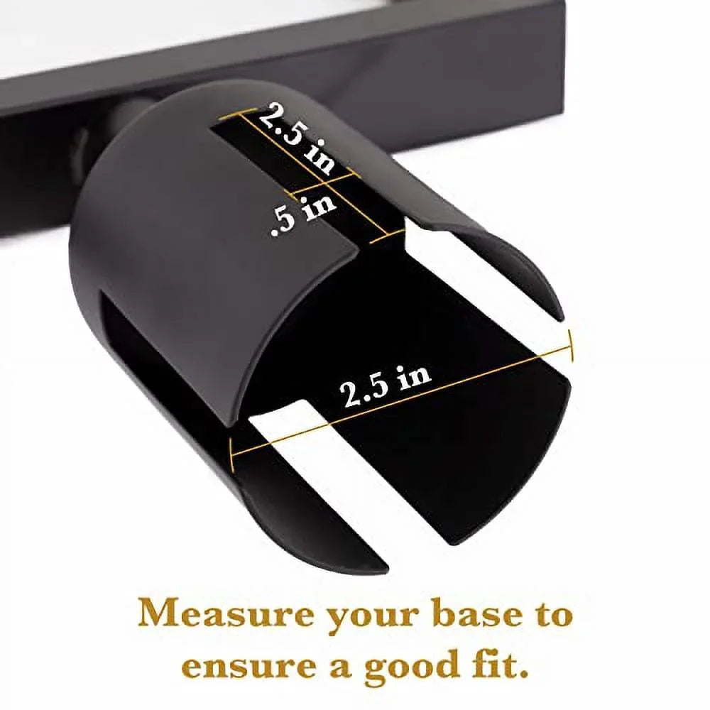 2" Belt Sign Pudgy Supplies Retractable Portrait Stanchions Party 11" x Diameter 8.5" Holder Pedro's Frame Metal Double-Sided Stanchion Black for - by