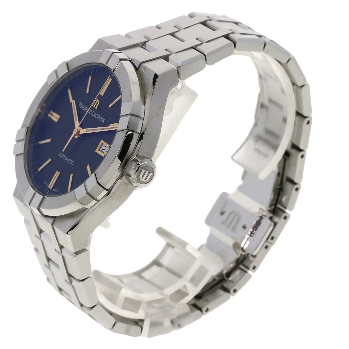 Automatic Pre-Owned Lacroix Men's MAURICE Aikon (Good) Steel/SS Watch Stainless AI6008 LACROIX Maurice
