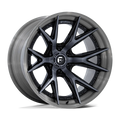 FC402 Brushed (-18mm) Black Fuel FORGED 20x10 Catalyst Wheel 6x135 Gloss Gray W/