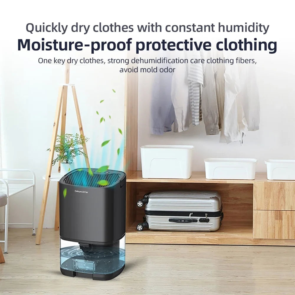 Dehumidifier LED Quiet 34 Basement Small for Lixada Bedroom Home Portable Oz Bathroom Off Auto 7 Shut Colors