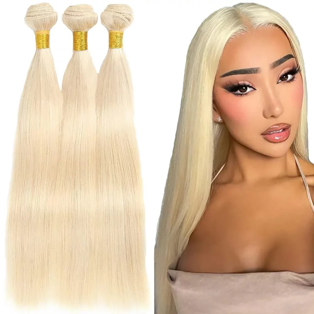 Human Unprocessed Inch Brazilian Virgin 100 Blonde 22 gram/pc Extension Hair Bundles Honey Human 8A 613 Hair 22 613 22 Bundles Straight Grade