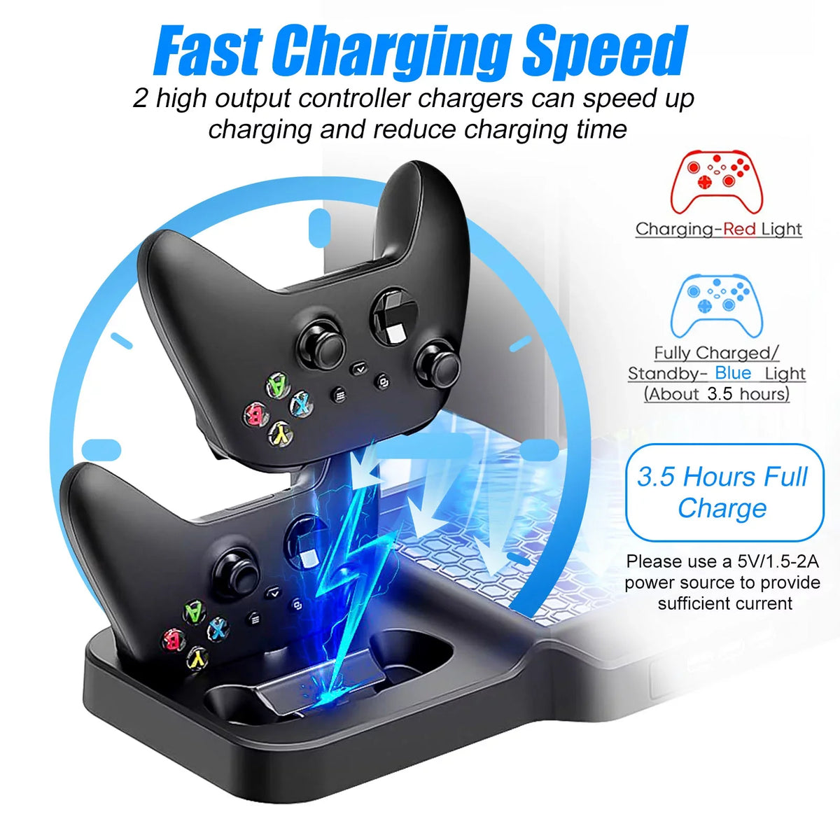 2 for S/X Disc Fit 11 for Game with Fit Vertical Dock Fast Charging Cooling EEEkit 3 Xbox Slots X/S with Ports, Station Controller USB Xbox Series Fans, Series Stand Dual