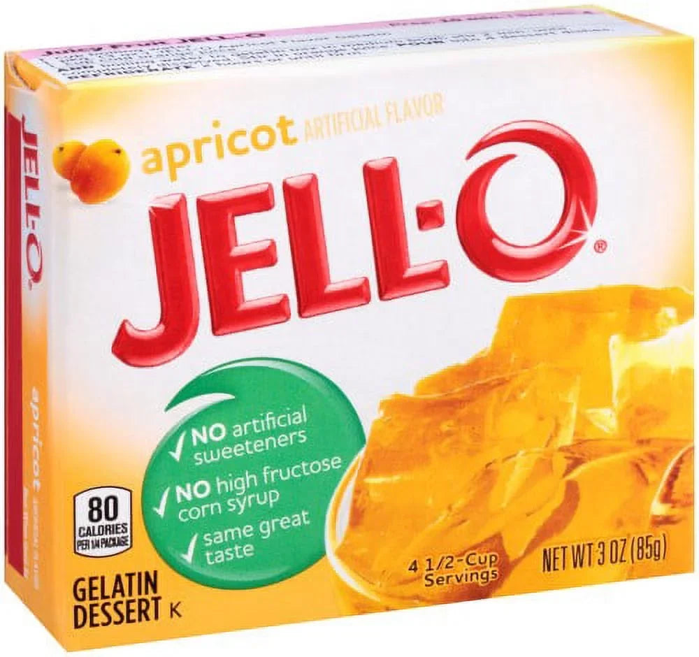 Dessert, of 18) (Pack Apricot Jell-o, Gelatin