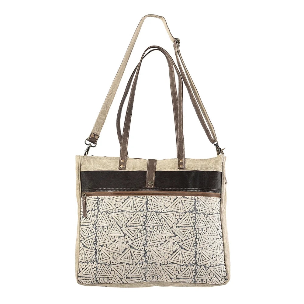 purse Canvas OHLAY TOTE bag Wool KB183 Upcycled handbag KB western Genuine women Upcycled Leather
