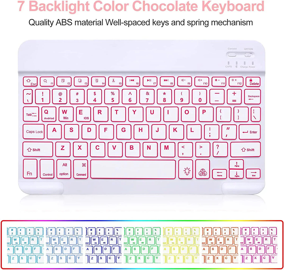 Bluetooth Gen Holder Pencil iPad Keyboard Pink 2022 Case Apple 5th for Keyboard iPad Air Kvago Built-in