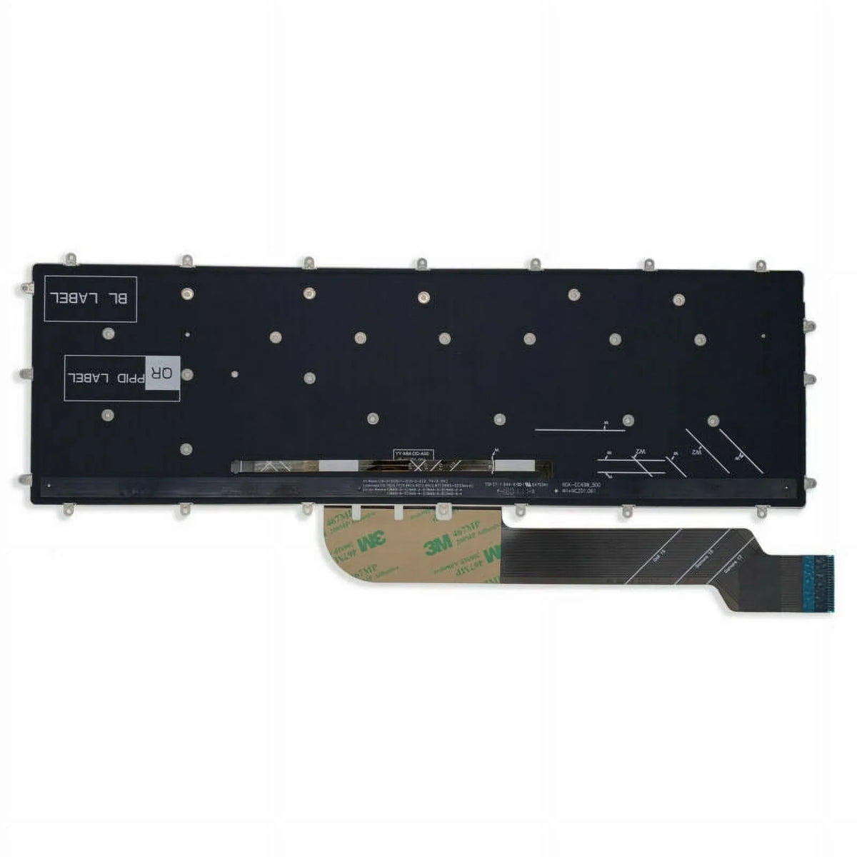 3779 For G3-3579 Gaming 15 Keyboard Characters Dell Backlit G5 15-5587 5587 Blue