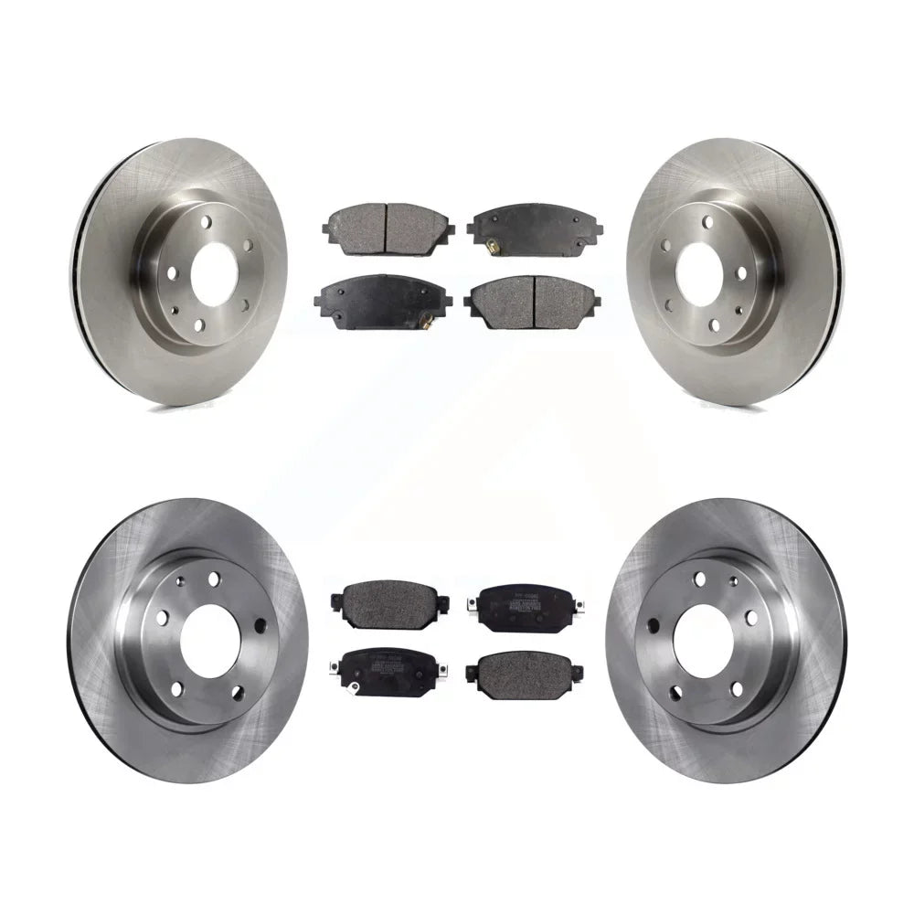 CX-3 Transit K8F-102584 Auto 2019-2021 Disc Pads Brake Mazda AWD - For Rotors Semi-Metallic And Front Rear Kit