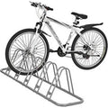 '- Gray - Adjustable, 5-Bike Sided Single Rack, Parking Bicycle Version