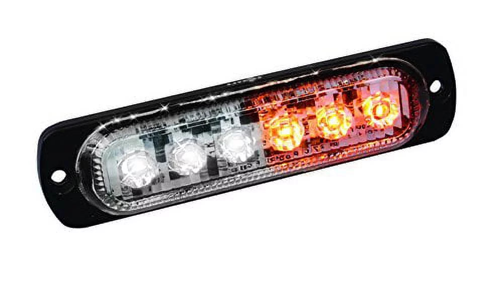 6-Watt Slim Ultra LED Strobe Amber/White