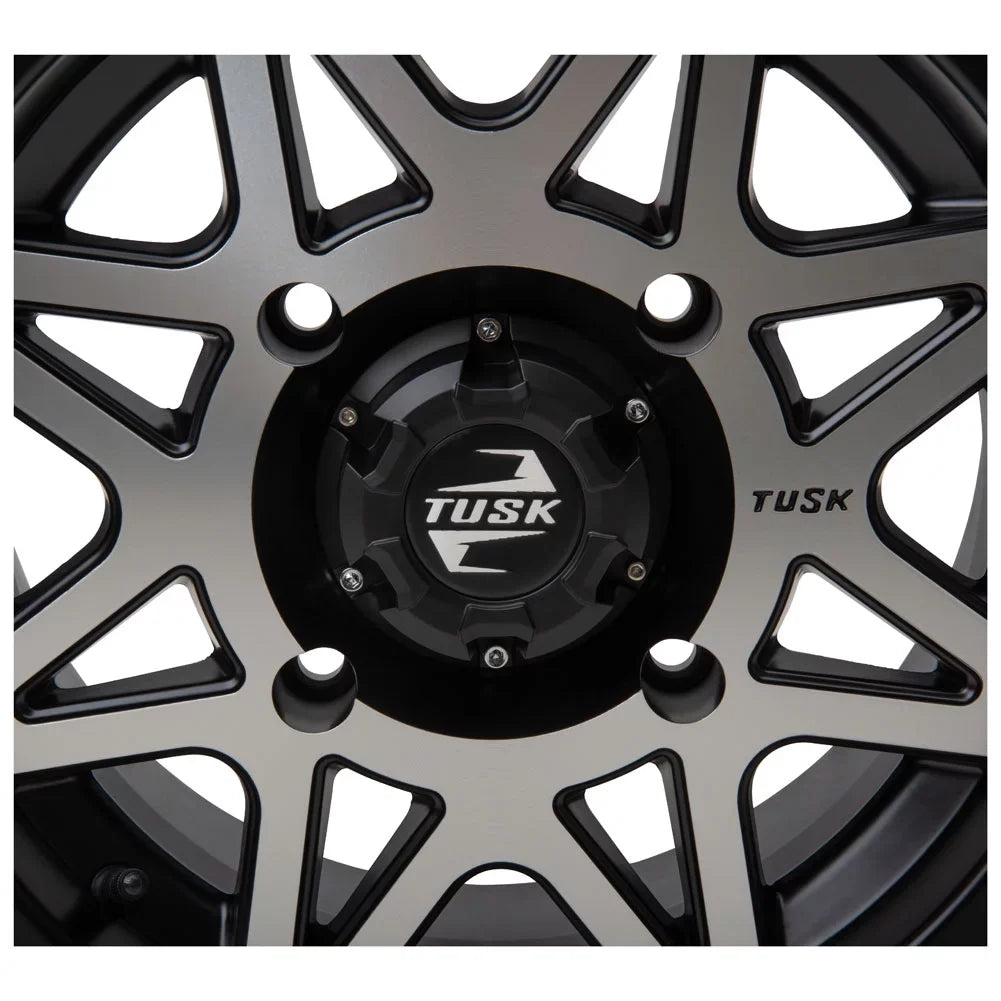 RMAX Tusk 4/156 Wheel Machined/Black 2 2021 1000 YAMAHA + Wolverine 2.0 5.0 14x7 Tintic For