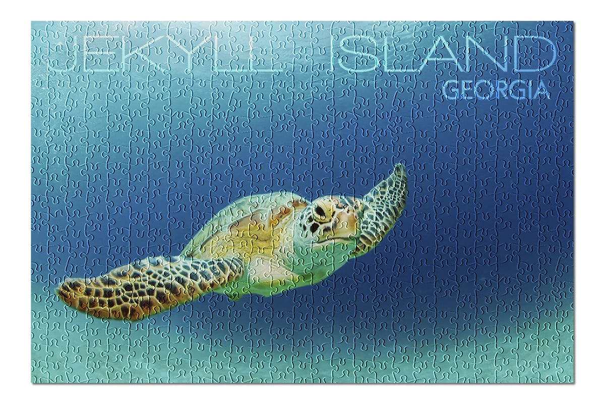 Adults Island, Made inches, in for Piece Jekyll Family, 500 Jigsaw Sea (19x27 Georgia, Premium and Puzzle Turtle USA)