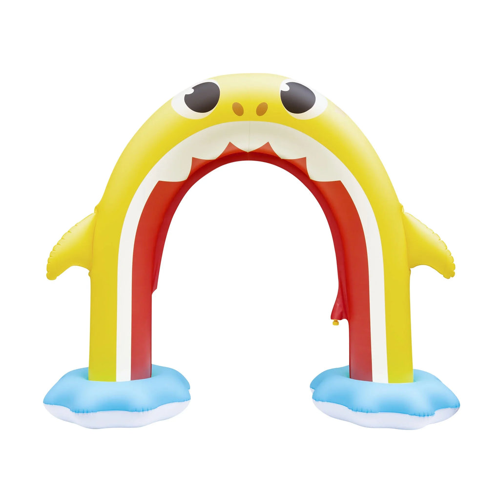 Pinkfong Summer Sprinkler Arch, Backyard 5ft 2+) Fun Water (Ages Inflatable Rainbow Baby Shark