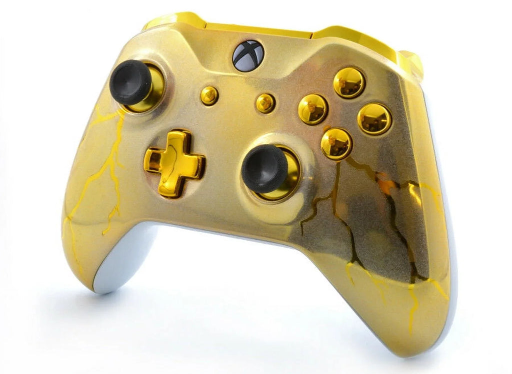Thunder Gold Xbox Fire Modded mods. COD S Controller. One Rapid FPS Warzone SMART Custom