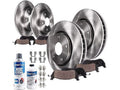 2014 2015 Pad and Rotor - Kit Compatible Camry Toyota Front Rear and Brake 2017 - 2016 with 2013 2012