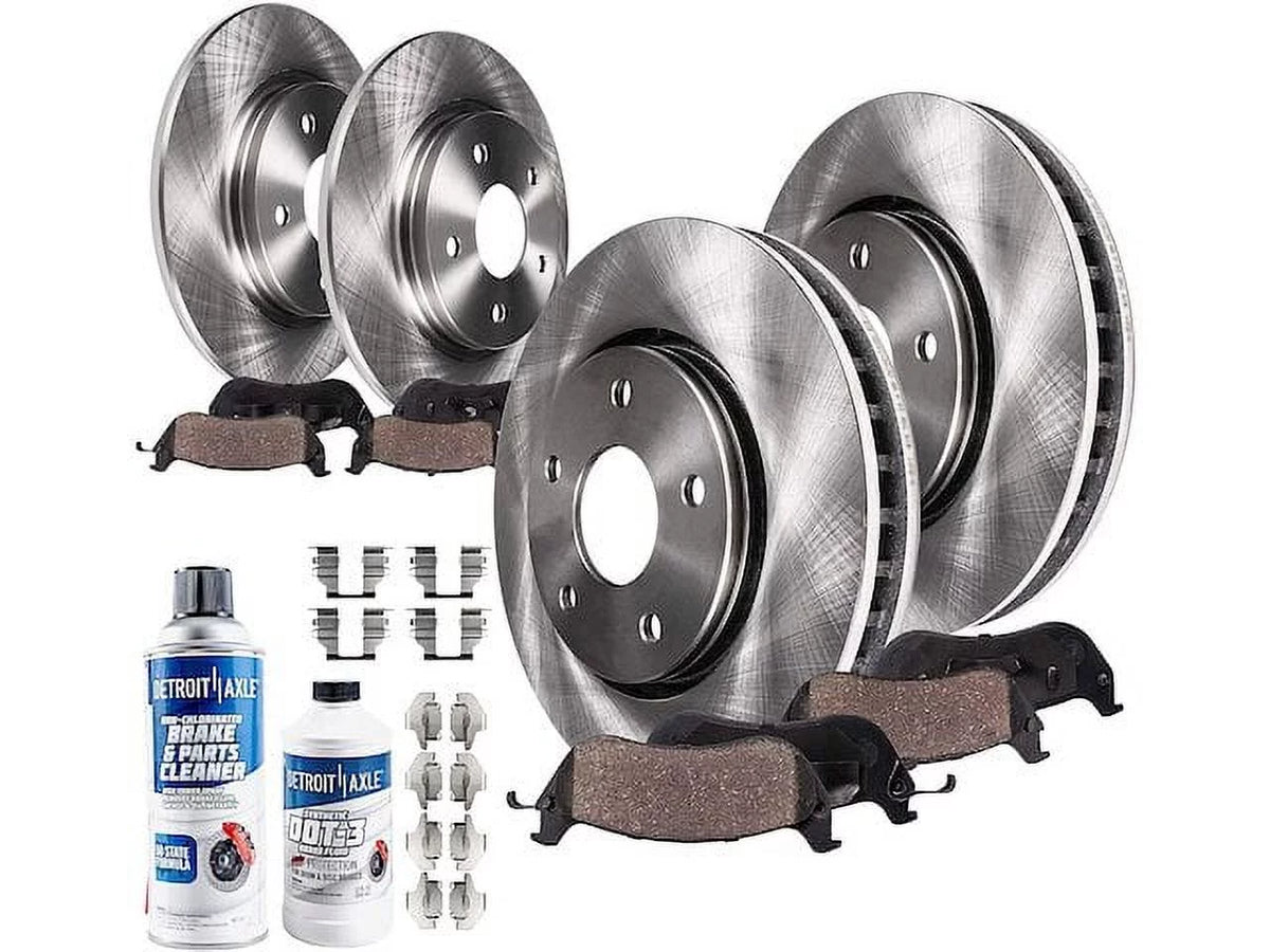 2014 2015 Pad and Rotor - Kit Compatible Camry Toyota Front Rear and Brake 2017 - 2016 with 2013 2012