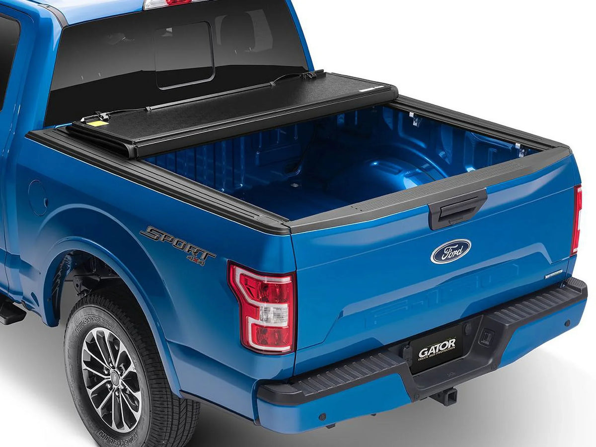 Truck (78.9") 1500 | Gator | 2014 Cover by Limited RealTruck Hard Chevy/GMC EFX 6' with Compatible Ltd/Lgcy Bed 2019 2018, Tonneau Silverado/Sierra - GC14019 Tri-Fold Bed 7"