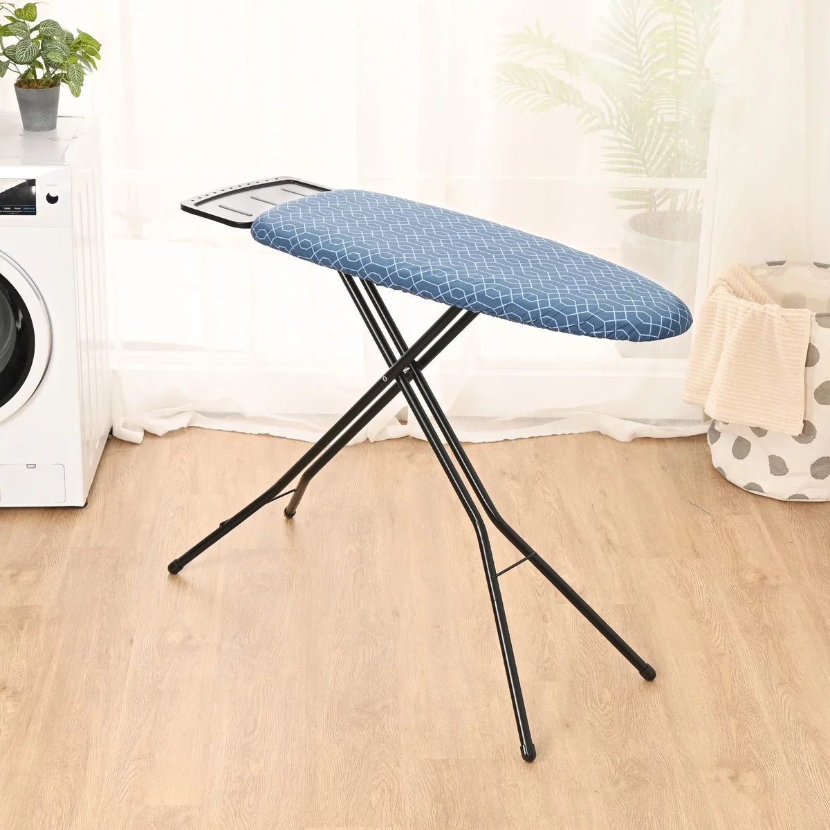 Adjustable Board,Iron Height,36"x13" Levels Iron with Stand Kingrack 7 Rest, Ironing