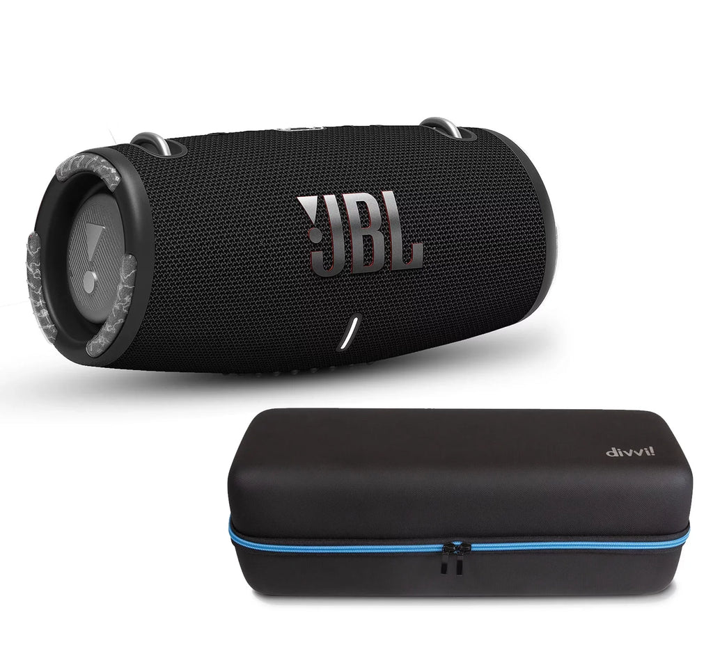 Xtreme Speaker Portable Hardshell Case Kit w/divvi! JBL Black Bluetooth 3