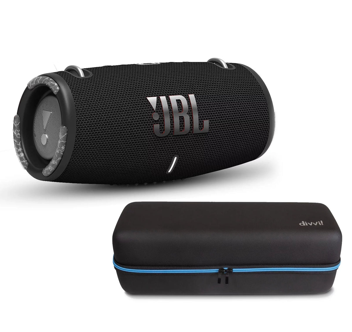 Xtreme Speaker Portable Hardshell Case Kit w/divvi! JBL Black Bluetooth 3