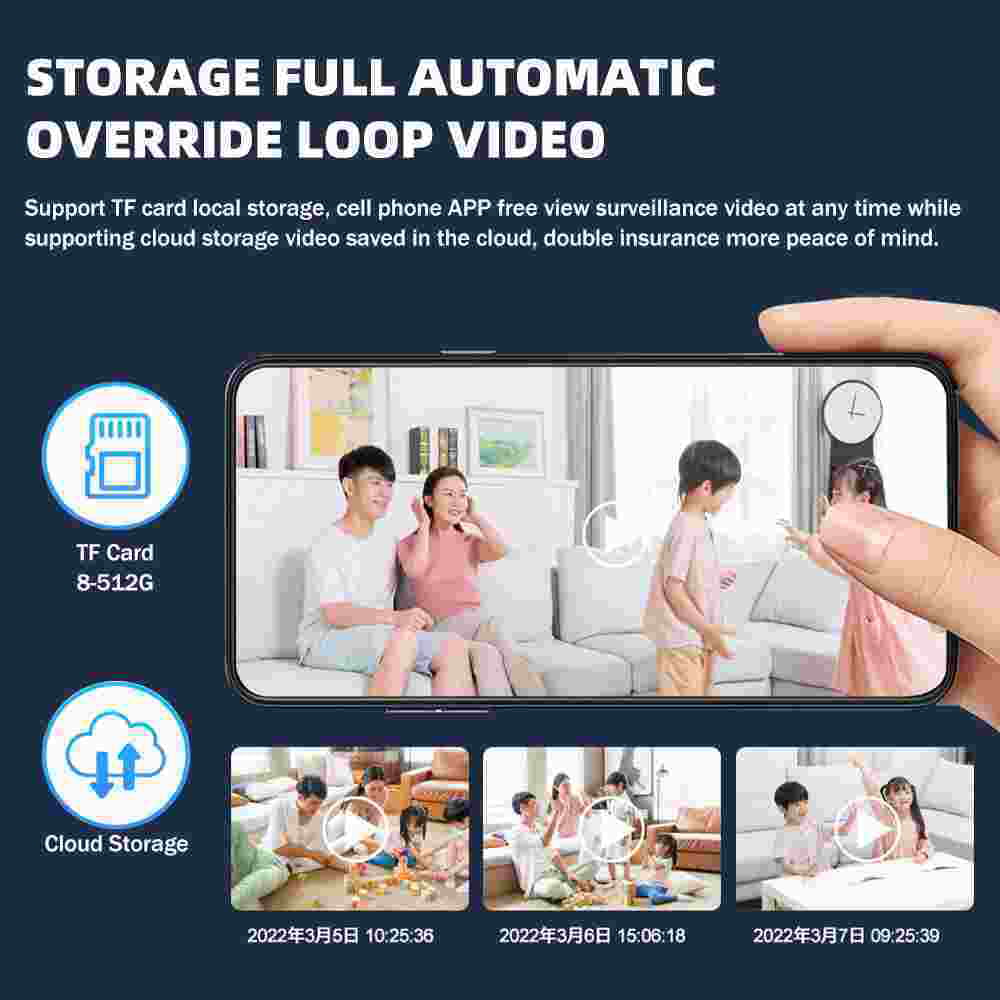WiFi Cameras Clear Bulb Kepeak with Detection, Home Vision Security Motion Camera,