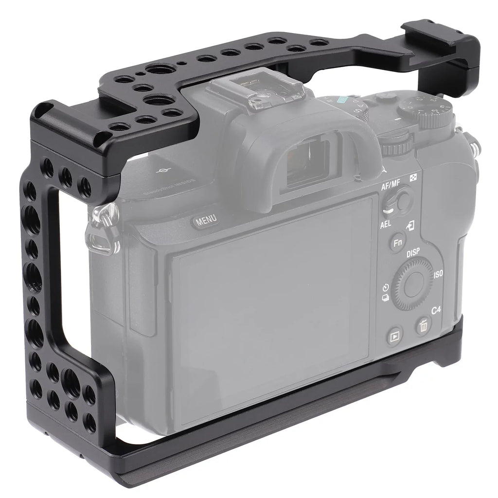14 Inch 38 Andoer Cage Cold Mount A7R3 Alloy Sony Inch A9 Replacement Video Holes Mirrorless for A7M3 Aluminum with & Screw Cage Shoe
