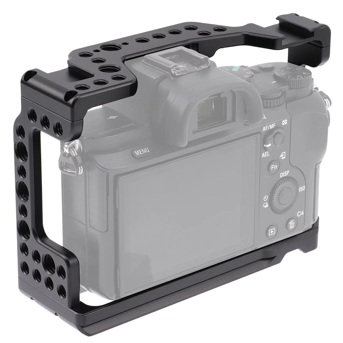 14 Inch 38 Andoer Cage Cold Mount A7R3 Alloy Sony Inch A9 Replacement Video Holes Mirrorless for A7M3 Aluminum with & Screw Cage Shoe