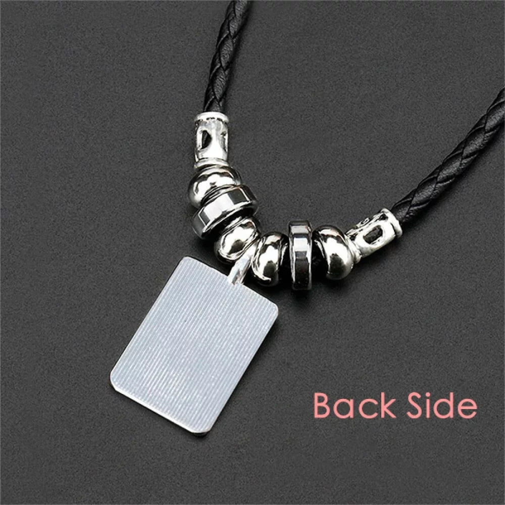 Rope Leather Pendant May Zodiac Necklace Jewelry June Geni Constellation Torque