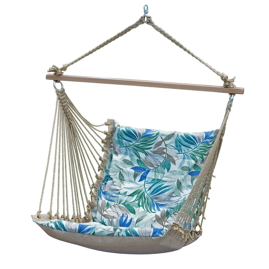 Comfort Collection Hammock The Hamptons Chair 48" Blue Green and