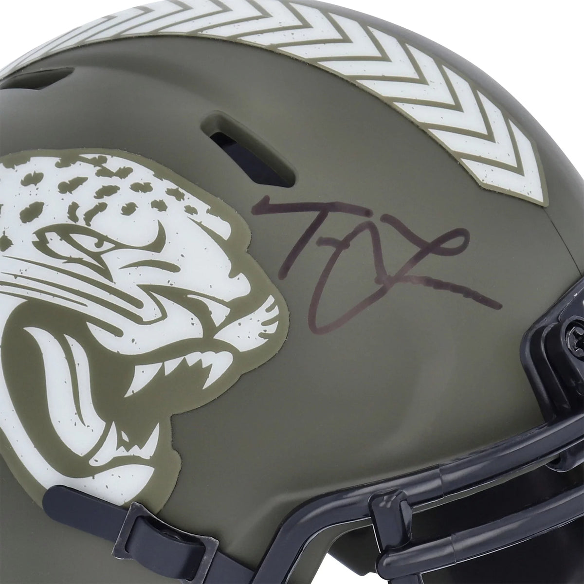 Jaguars Service Speed Autographed Mini Riddell Trevor Salute Helmet Lawrence To Jacksonville 2022