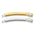 6mm & Omega Domed QROMX6 Necklace Yellow White 14k Extender for