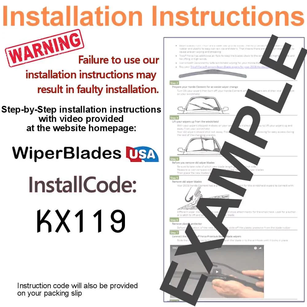 Wipers Blade Beam 2020 Z4 (Set BMW of 2)