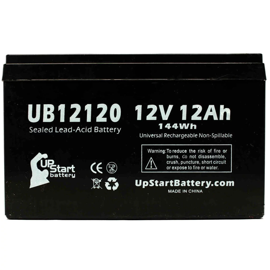 UB12120 6 Battery - 3x F1 Adapters Acid F2 12Ah, Battery Terminal, Includes - - AGM, Lead GTI Sealed to SeaScooter (12V, 12000mAh, Replacement Terminal SEA-DOO Universal F1 SLA) Pack