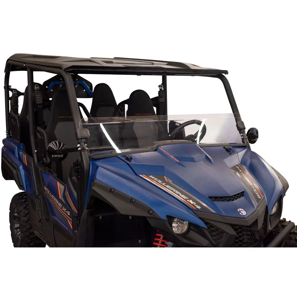 Scratch Wolverine X4 Clear Resistant For Yamaha Tusk XT-R Removable 2020 - Half Windshield