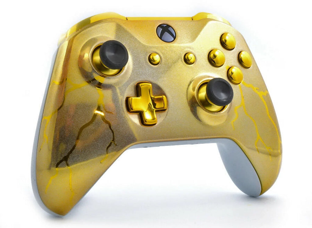 Thunder Gold Xbox Fire Modded mods. COD S Controller. One Rapid FPS Warzone SMART Custom