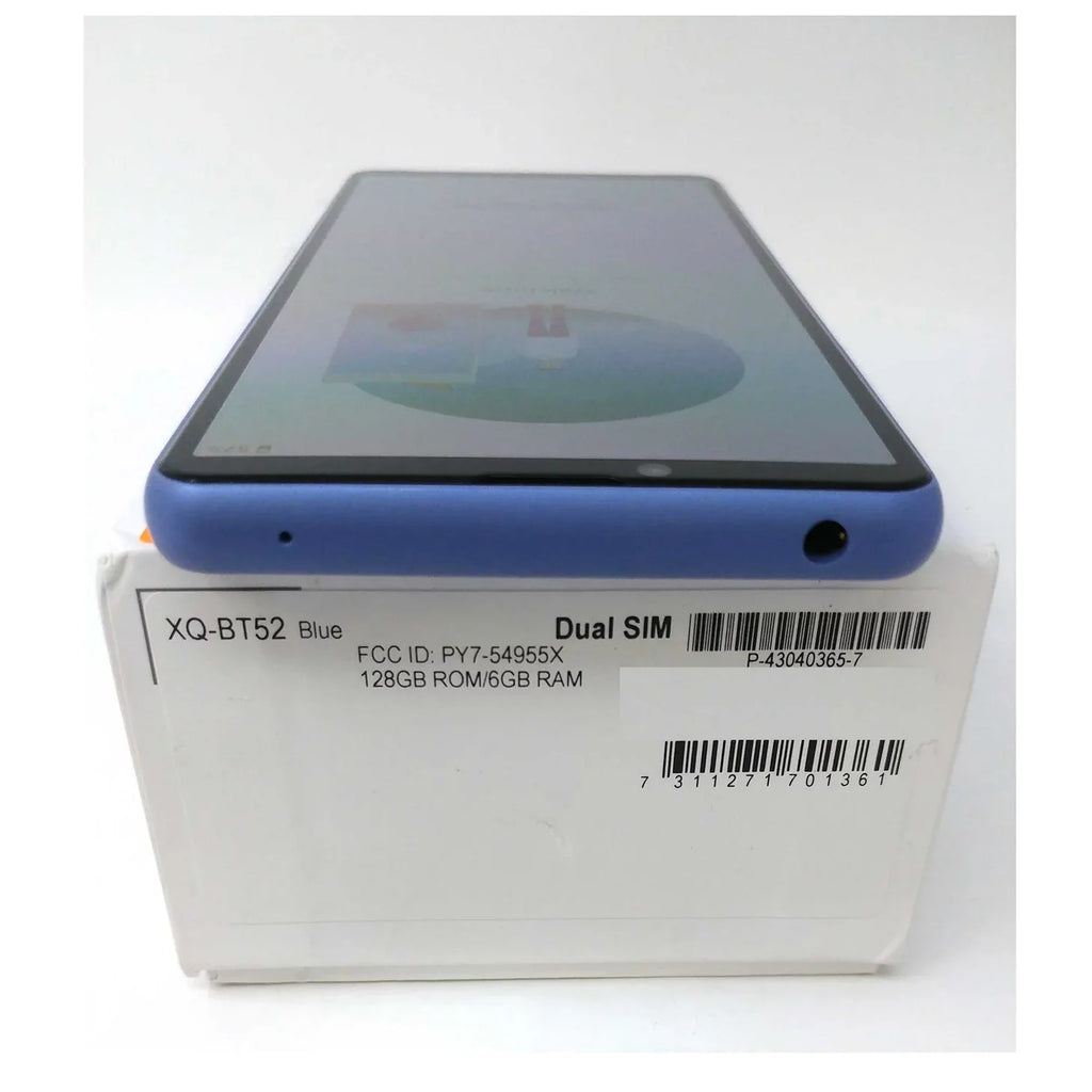 10 Pre-Owned New) XQ-BT52 5G (Like RAM 6GB Xperia III Factory Smartphone - GSM Sony Blue Unlocked 128GB