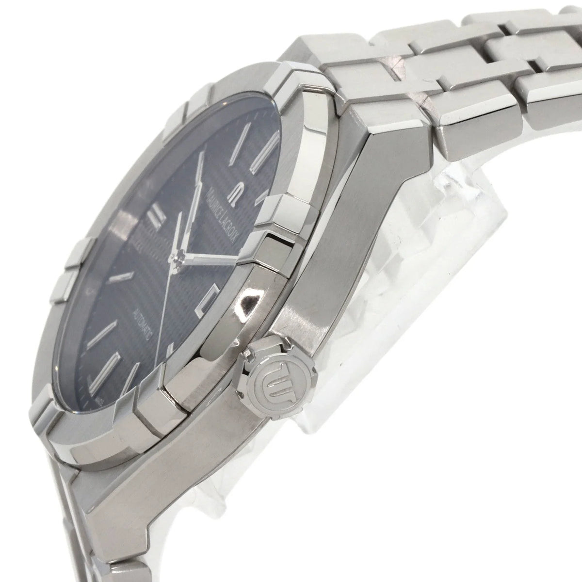 Watch Steel MAURICE (Good) AI6008 Men's Stainless SS LACROIX Icon Lacroix Maurice Pre-Owned