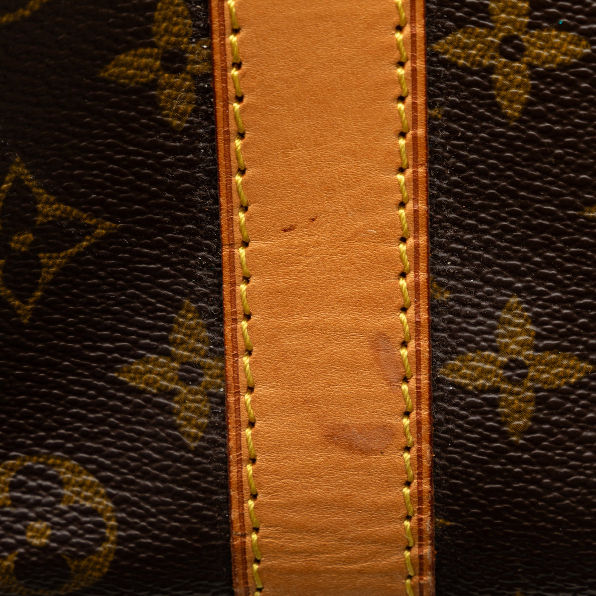 Unisex Brown Vuitton Monogram Bandouliere Keepall Canvas Louis Authenticated Bag (Good) Travel Pre-Owned 60 WeekenderBag