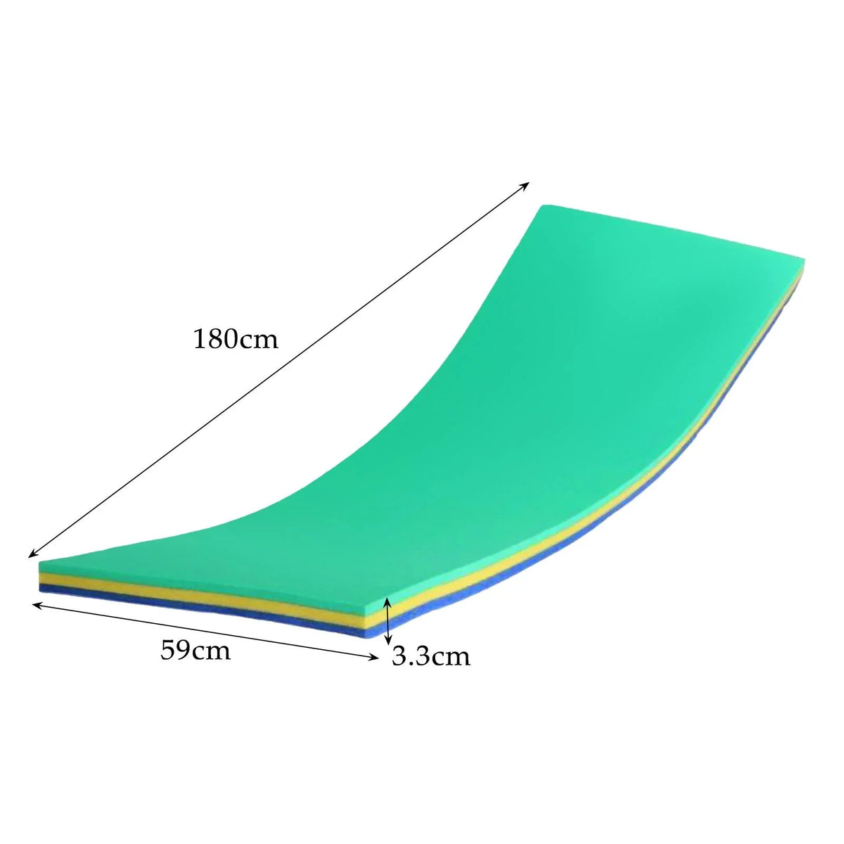Raft Tear for Pool Floats Water Resistant Relaxing GARENDE Mat 3 Layer Yellow