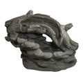 27" Garden Fountain Water and Rock Outdoor Faux Wood Northlight