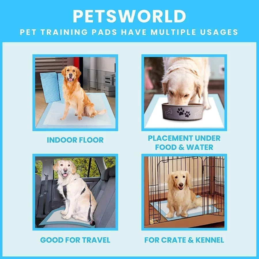 1,000 inch, Training/Potty XXXL PETSWORLD Massive Resistant, Mastiff's Absorbent Pads, Dog 28x44 Tear Ct, Leak-Proof Super Gigantic, &
