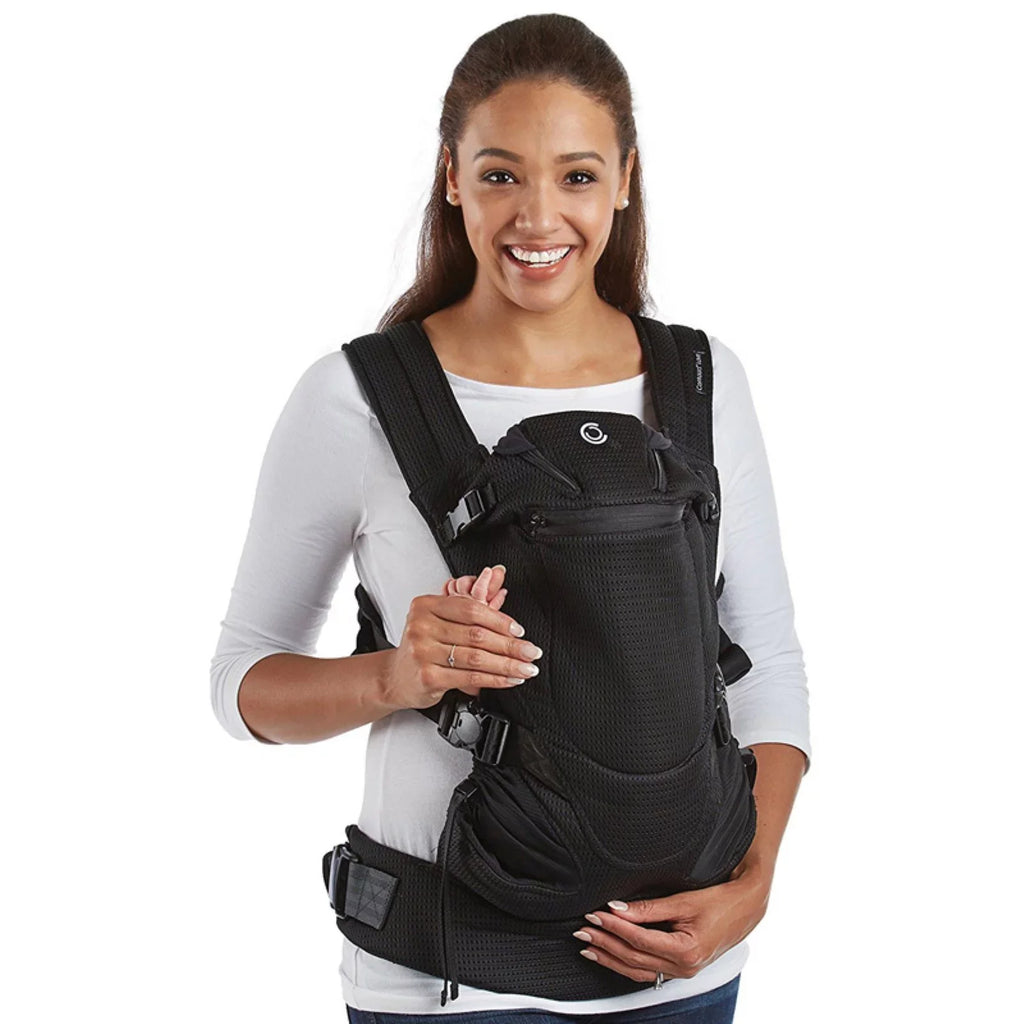 Newborn, Infant, Charcoal Contours Carrier, Gray Mesh, Size Baby Love One 3-Position Toddler,