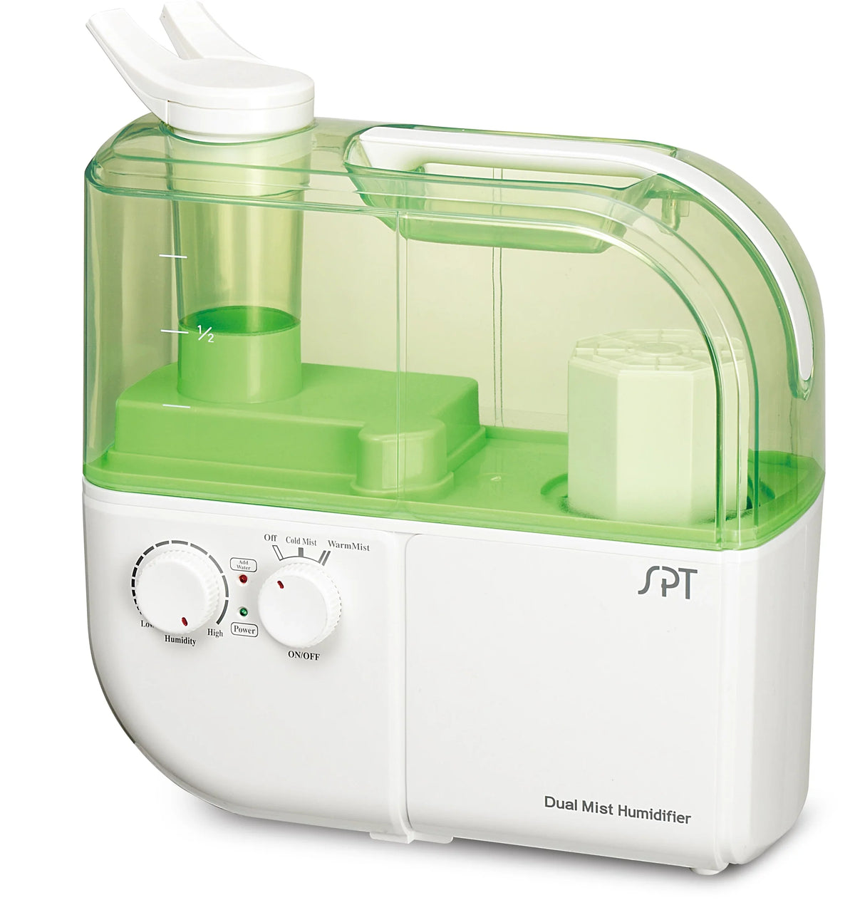 with ION Mist Filter, White Dual Exchange Humidifier Sunpentown