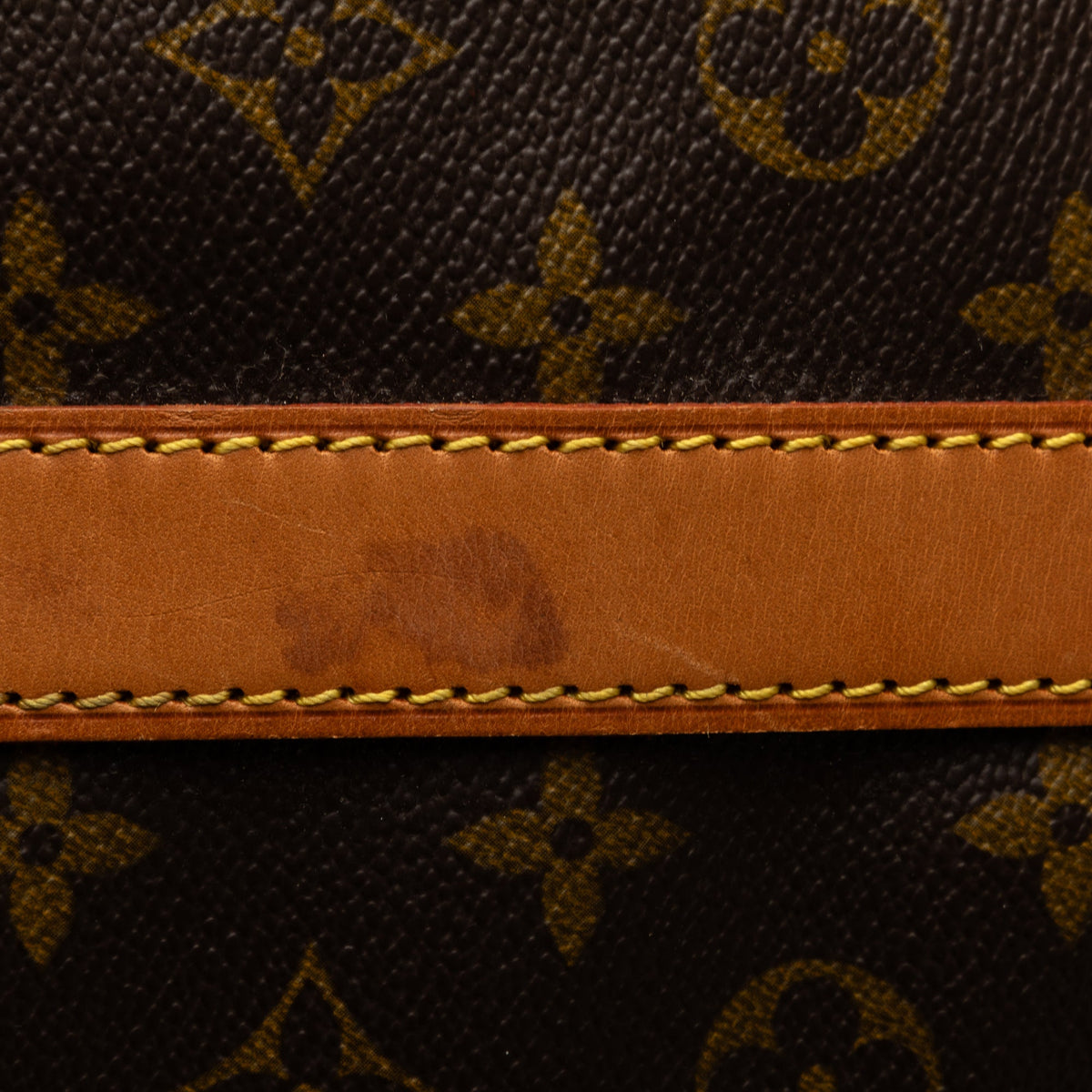 Unisex Brown Vuitton Monogram Bandouliere Keepall Canvas Louis Authenticated Bag (Good) Travel Pre-Owned 60 WeekenderBag