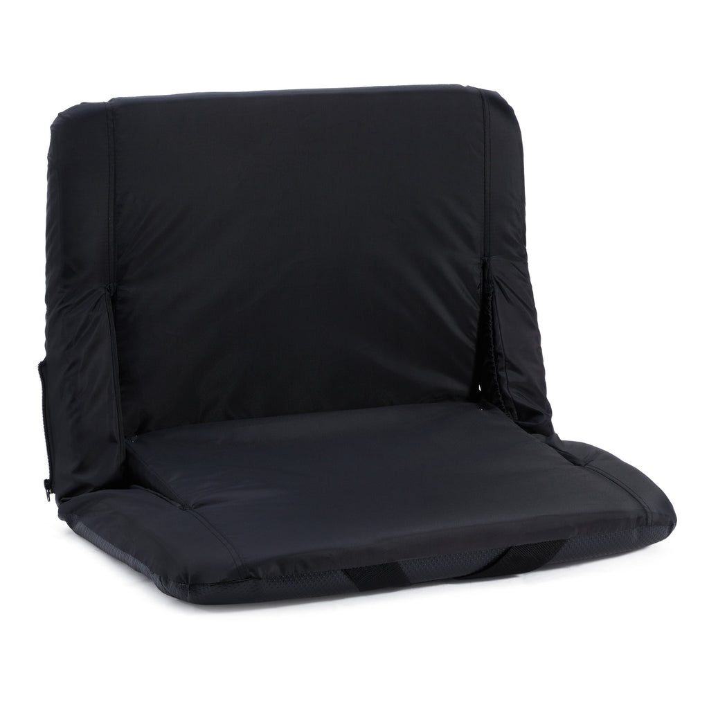Stadium Black Comfortable Inch Reclining Seat w/Pockets, Jomeed 25 Padded