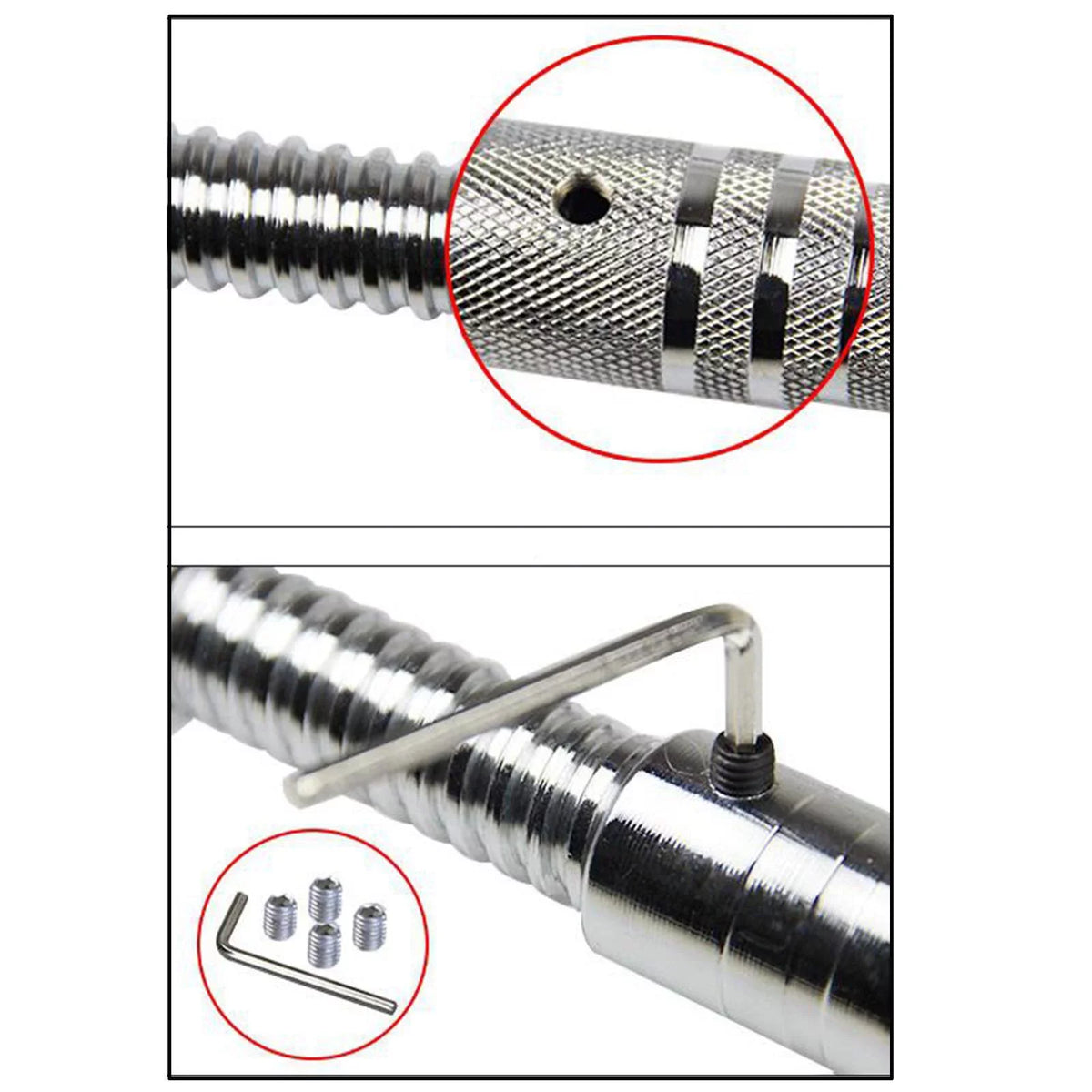 Rod Extender Extension Bar Dumbbell Pole for Joiner 25~28mm 40cm Coupler